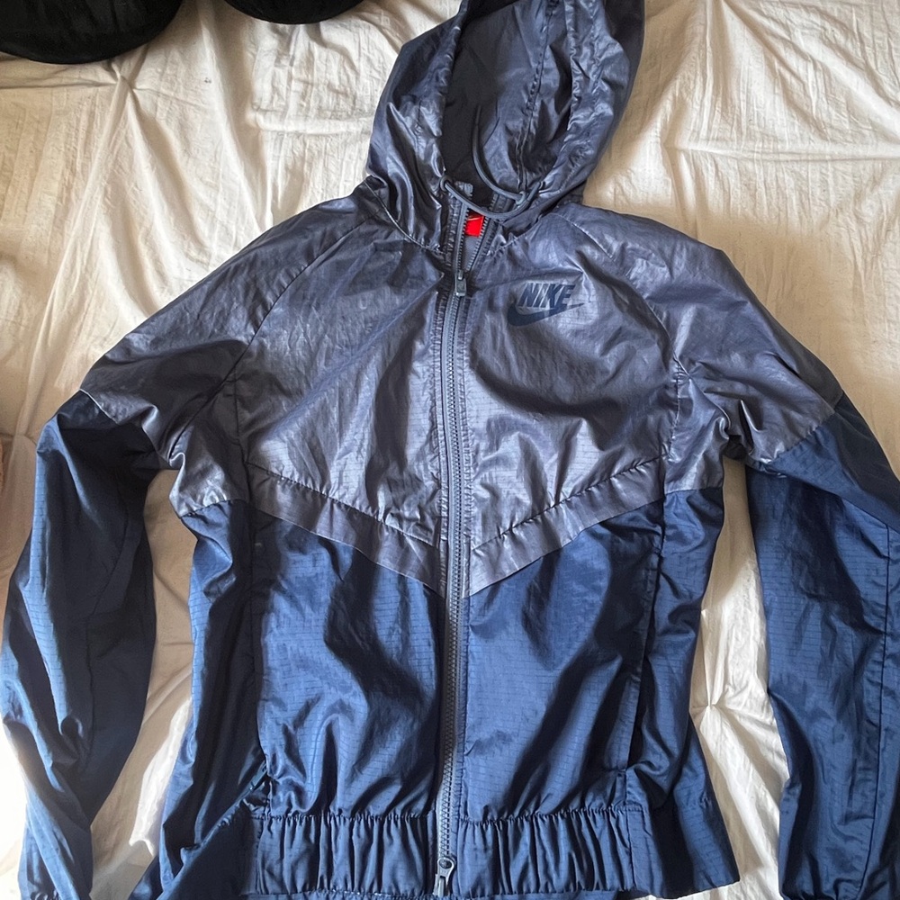 Nike Navy Hooded Jacket
